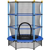 4.6ft 75" Trampoline Indoor Outdoor Trampoline Safety Enclosure Springless design Aosom UK