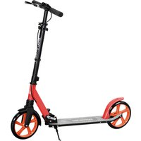 One click Folding Kick Scooter 14+ w Adjustable Handlebar Push Scooter Kickstand Dual Brake System