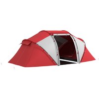 4 6 Man UV Protection Camping Tent Grey