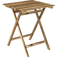 Outdoor Coffee Table Foldable Wooden Garden Table Patio Balcony Wood