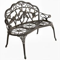 Cast Aluminium Garden Bench Tone