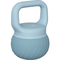 SPORTNOW Kettlebell 10 kg, Soft-Kettlebell mit Metallsandfüllung und rutschfestem Griff, für Krafttraining zu Hause und im Fitnessstudio, Hellblau Aosom