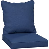 Seat Back Padded Cushion Set CUSHION ONLY Dark Blue