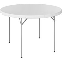 120 cm Folding Picnic Table Camping Table Non slip Foot Pads Metal Frame Load Garden