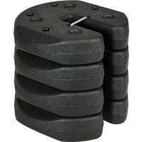 Gazebo Leg Weights Set 4 Weights Reinforce Pins & Carry Belt Canopies Marquees Tents Aosom UK