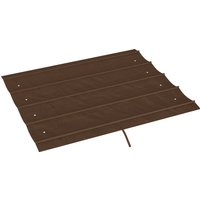 Pergola Roof Retractable Sun Shade Cover 3 x 2.15m Pergola UV30+ Protected Coffee