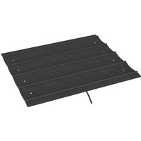 Pergola Roof Retractable Sun Shade Cover 3 x 2.15m Pergola UV30+ Protected Dark Grey