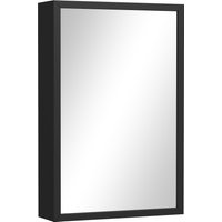 Bathroom Cabinet Mirror Wall Mounted Bathroom Mirror Cabinet Storage Shelves 40 x 12 x 60 cm