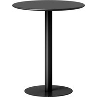 HOMCOM Dining Table, Round Kitchen Table with Steel Base for Living Room, Dining Room, 60 x 60 x 72cm, Black | Aosom Ireland