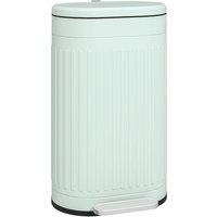 HOMCOM 30L Metal Kitchen Bin, with Soft-Close Lid - Light Green | Aosom Ireland