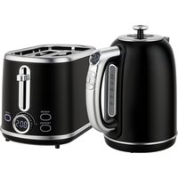 Polished Retro 40 100°C Kettle Toaster Set