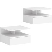 Set Two Floating Bedside Tables