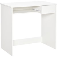 Computer Table w Keyboard Tray Drawer Compact Small Computer PC Desk Study Office Working Gamingm Writing Desk Aosom UK
