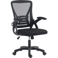Office Chair Mesh Desk Chair Flip up Armrests Lumbar Support Adjustable Height