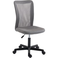 Computer Desk Chair Mesh Office Chair Adjustable Height Swivel Wheels Armless Study Chair