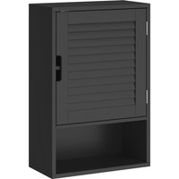 Bathroom Cabinet Wall Mounted Storage Cabinet Adjustable Shelves 40 x 20 x 60 cm