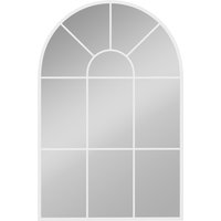 90 X 61cm Arched Grid Mirror