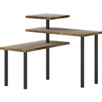 3 Tier Bakers Rack Storage Kitchen Storage Unit Steel Microwave Stand Shelves Rustic