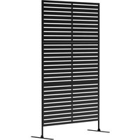 Decorative Privacy Fence Screen Metal Outdoor Privacy Screen Climbing Plant Trellis Stand 122 x 198 cm