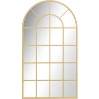 110 x 65 cm Arched Decorative Wall Mirror Bedroom Living Room Modern Window Bathroom Mirror Home Decor