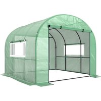300 x 300cm Walk Polytunnel Greenhouse