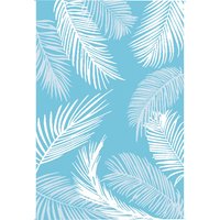 Aosom 15% Rabatt Wendbarer wetterfester Outdoorteppich für Balkon Garten 274x182 cm