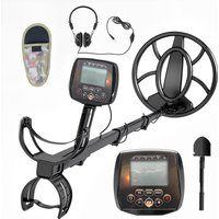 Metal Detector IP68 Waterproof Search Coil LCD Display 5 Modes Detector Carry Bag Shovel