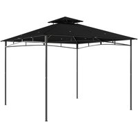 3 x 3 m Gazebo Garden Gazebo 2 Tier Roof Metal Frame