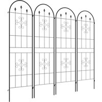 Set Four Spiral Anchor Garden Trellis Panels