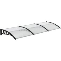 Front Door Canopy Outdoor Awning Rain Shelter 303 x 96cm Clear