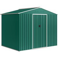 8 x 6ft Galvanised Steel Shed Double Door