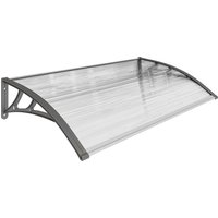 Front Door Canopy Outdoor Awning Rain Shelter 110 x 60cm