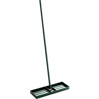 Lawn Levelling Rake 76 x 26 cm Lawn Leveller Lute 169 cm Handle Grass Soil Yard Golf Course