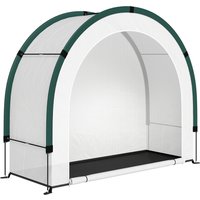 Foldable Small Greenhouse Portable House Mini Greenhouse Zipper Door PE Base 200 x 80 x 164 cm