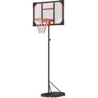 Basketball Hoop Outdoor Indoor 210 260cm Height Adjustable Basketball Hoop Wheels Larger Base 6+ Years
