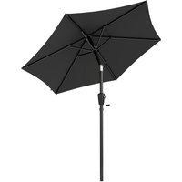 2m Garden Parasol Umbrella Outdoor Table Parasol Umbrella Crank Handle Tilt Function UV30+ Protection