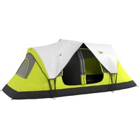 Camping Tent 6 8 Man 2000mm Waterproof Rainfly Carry Bag Fishing Hiking Festival