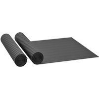 2Pcs Plastic Privacy Screening Fence 1m x 5 m Waterproof Windbreak Fence Dark Grey