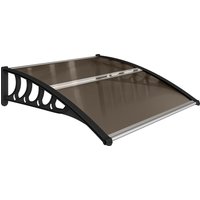 Front Door Canopy Outdoor Awning Rain Shelter Window Porch Front Back Door 103 x 96.5 cm