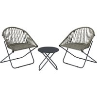 Patio Bistro Set Folding Patio Furniture Set 2 Chairs Table