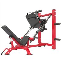 Leg Press Machine Wheels Calf Block Adjustable Squat Machine Home Gym Capacity
