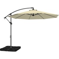 3m Overhanging Parasol Base Weights Cover Sand