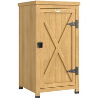 Wooden Garden Shed Garden Tool Storage Shed Metal Top Shelf Light