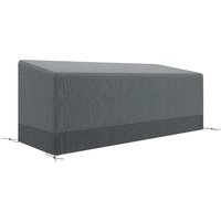 Rectangular Patio Furniture Cover 3 Seater Sofa Set Water UV Resistant Protection 600D Oxford Fabric Cover 190x72x76cm Aosom UK