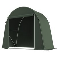 8 x 4 ft Garden Storage Tent Waterproof Bike Tent Roll up Zipper Door Galvanised Metal Frame