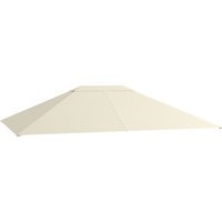 3 x 4m Gazebo Canopy Replacement Cover Gazebo Roof Replacement Cream