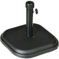 Heavy Duty Concrete Garden Parasol Base Square Outdoor Umbrella Stand Secure Stylish Aosom UK