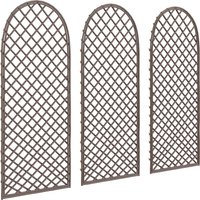 Garden Arch Garden Arbor 8mm Wicker Dome Top Wood Finish