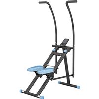 Stair Stepper Home Gym Exercise Vertical Climber Machine LCD Monitor & Adjustable Pedals Workout