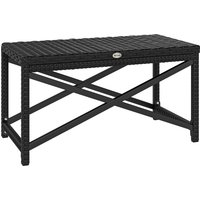Outdoor Coffee Table Side Table X Shape Frame Patio Balcony